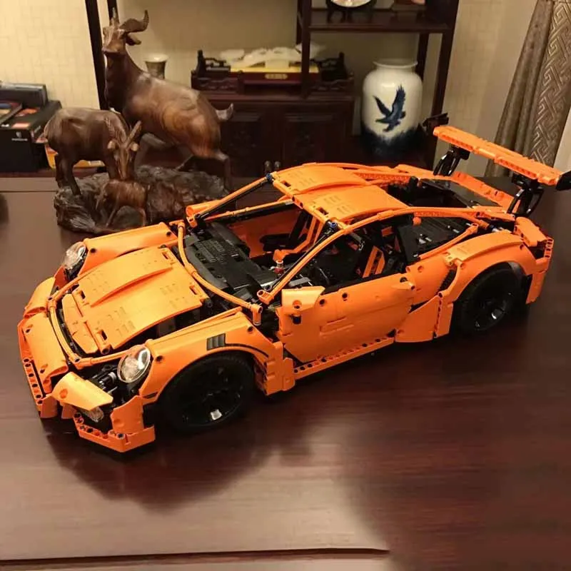 Compatible 42056 Moc Bricks 911 Gt3 Rs Technicial Car Toys Boys Christmas Gift Kids Constructor Model Building Blocks for Adults