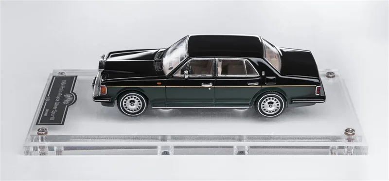 GFCC 1:64 Rolls-Royce Silver Spur Black and green double color Diecast Model Car