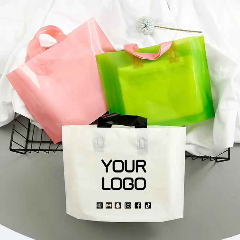 

50 solid color thickened matte tote bags for gifts, storage, accessories, and clothing; shopping bags with printed logo