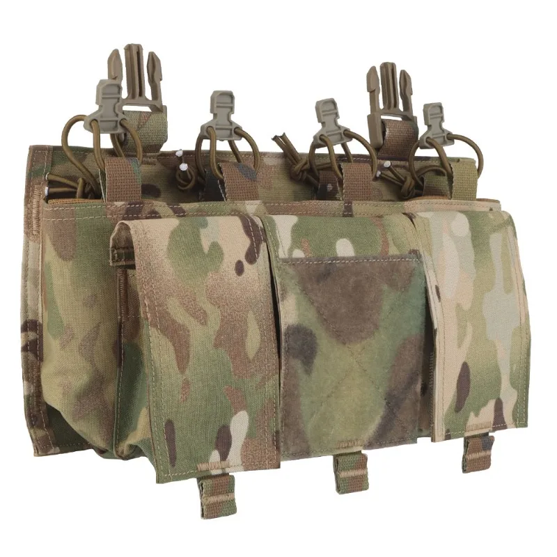 Multi Functional Vest Expansion Conversion Module 25mm Socket Quad 5.56 Quick Panel Attachment Package With Hanging Accessories