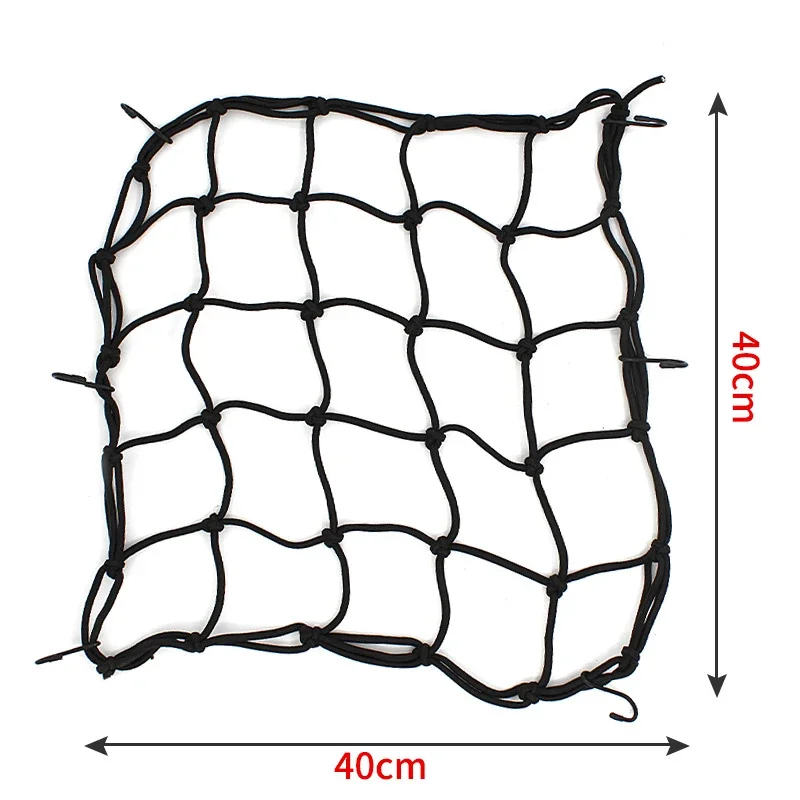 Motorcycle Luggage Net Helmet Mesh Fuel Tank Luggage Mesh Nets With Hooks Motorbike Compaction Storage Motorcycle Accessories