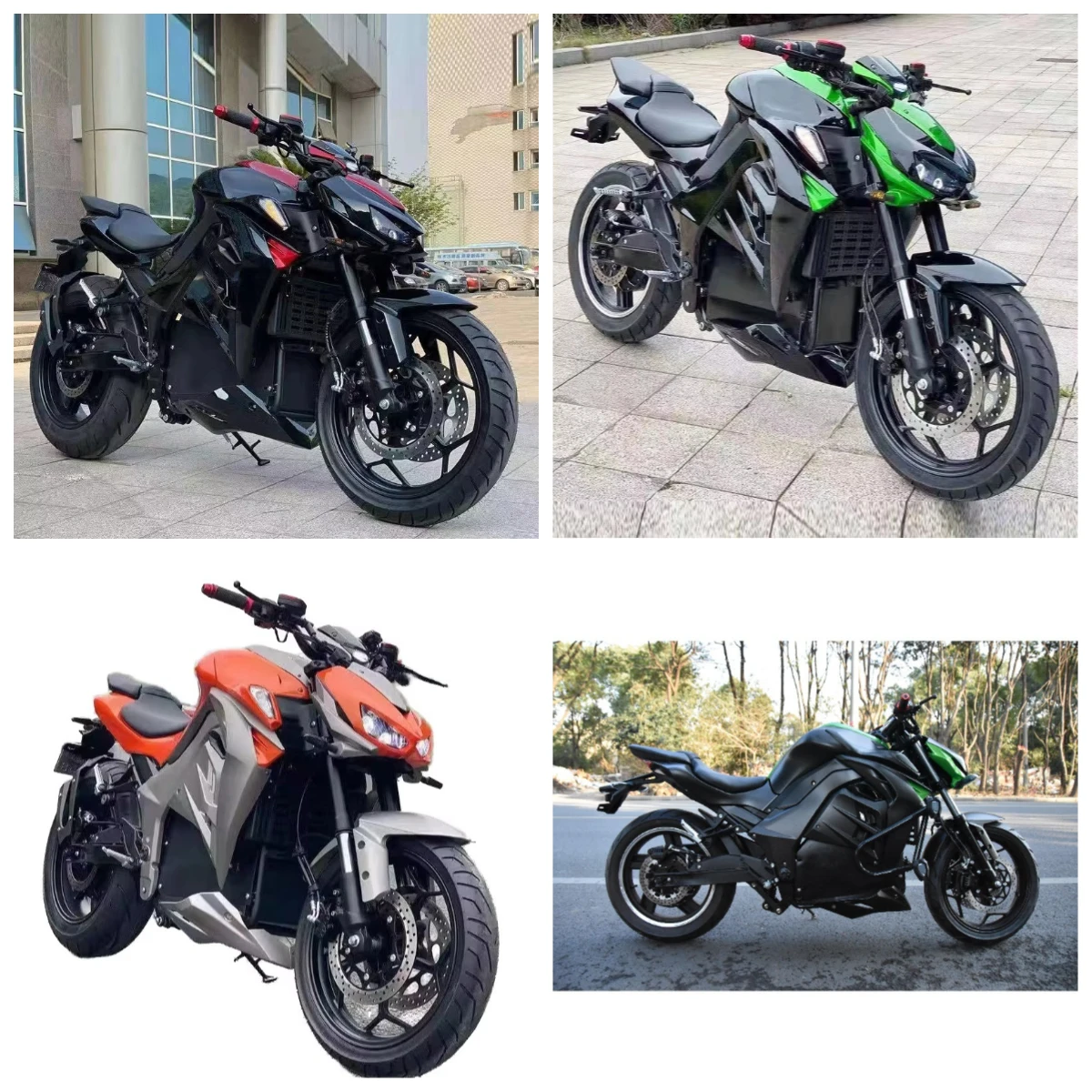 Krono Wild 72V Electric Racing Motorcycle 3000W-20000W Fast Charge E Motorbike With Stable Suspension