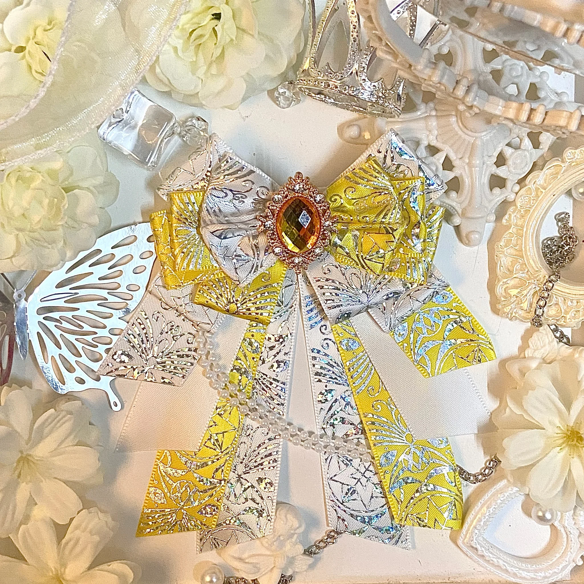 قوس عصا دعم DIY، مروحة دعم، ضوء متدفق، مواد محيطية رائعة، حقيبة ألم Gu Mei Ba Ji Tuo، Lolita