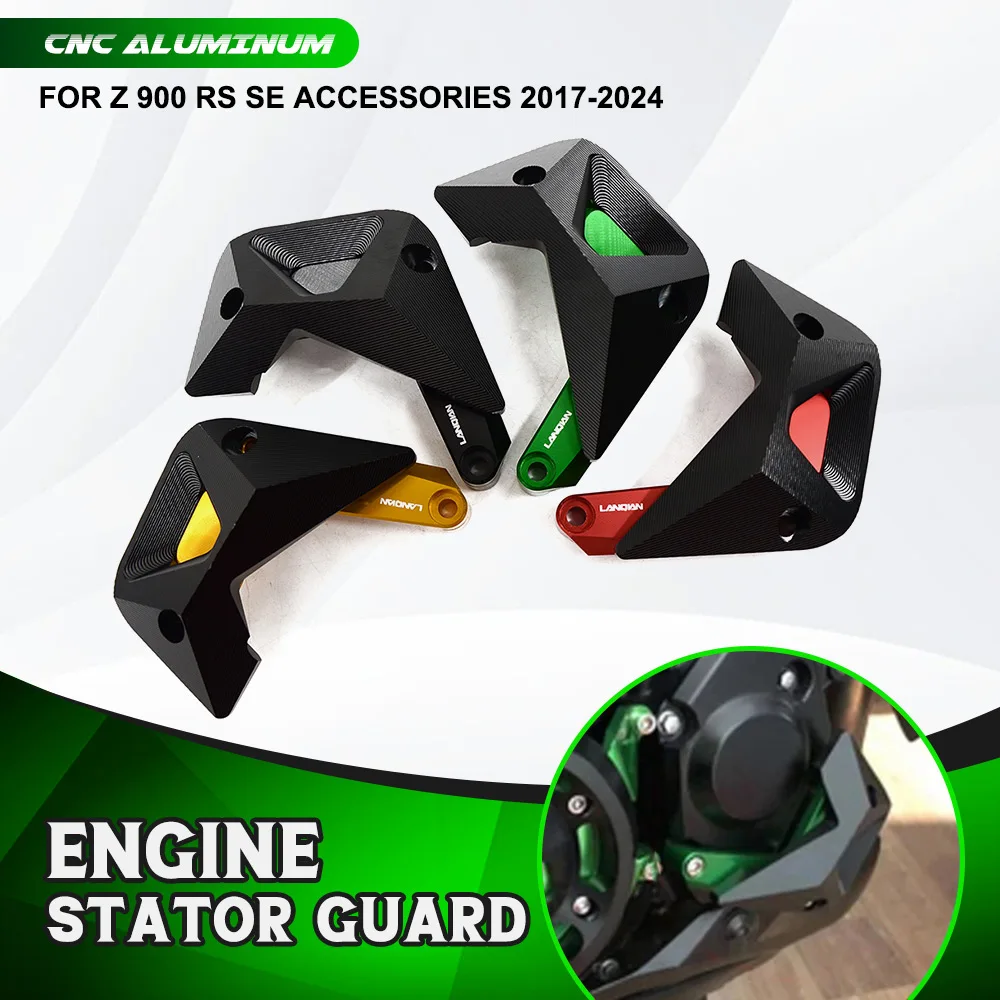 Z1000 Z900 Motor-Statorabdeckung Rechts Schutz Seitenrahmen-Slider Crashpad für Kawasaki Z 900 RS SE Zubehör 2017-2023 2024