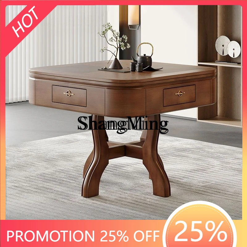 

ZYYChinese mahjong table household automatic electric multi-function mahjong machine small apartment tea table integrated