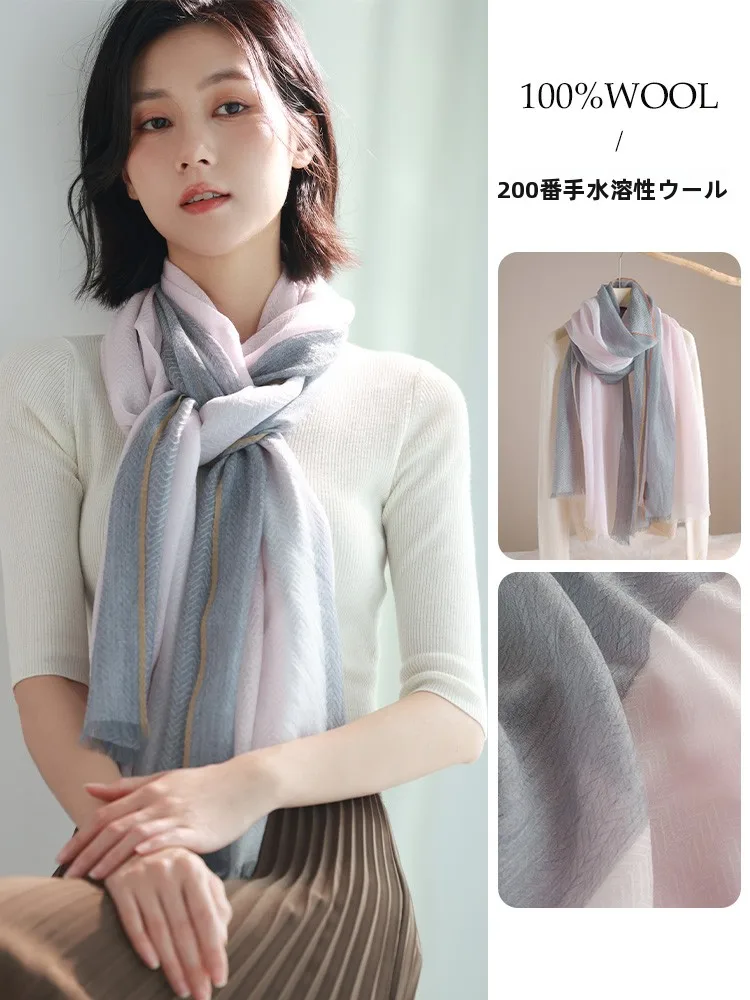 Echarpe-en-laine-hydrosoluble-de-haute-qualite-pour-femme-fine-protection-du-cou-et-des-epaules-style-coreen-design-a-carreaux-multifonctionnel