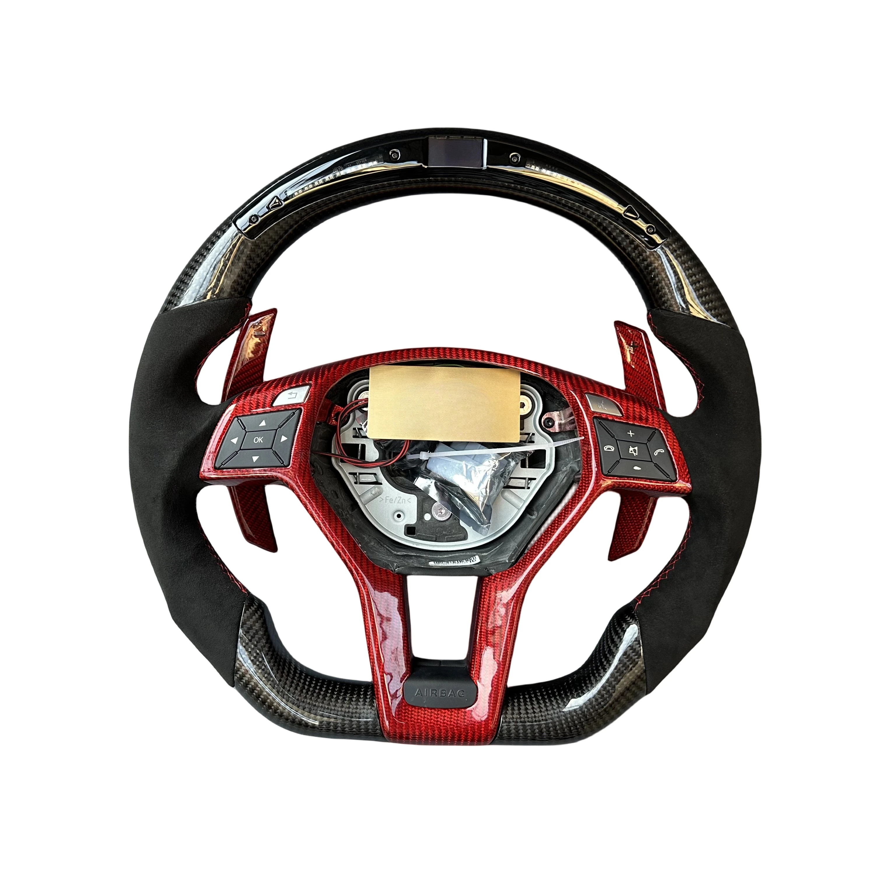 Factory Direct Carbon Fiber Steering Wheel For Mercede-Ben W204 W176 W212 C117 C63 AMG