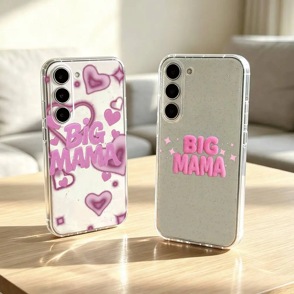 R-Rapper L-Latto Big mama Phone Case For SamsungA10,12,20,21S,30,31,40,50,51,52,70,71 Transparent Cover Gift