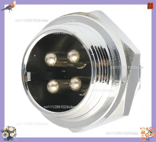 Aviation plug socket high current circular connector 20M-4B, 20M-5B
