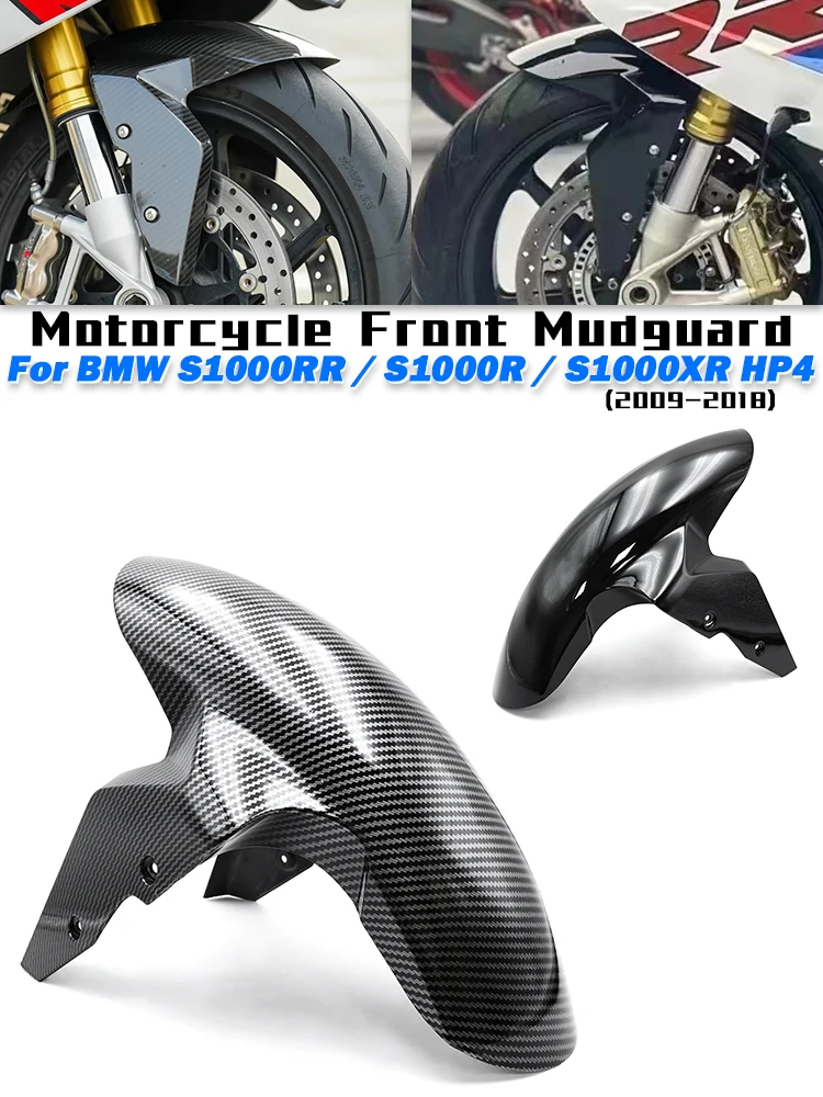 Pour BMW HP4 2009 ~ 2018 S1000XR S1000RR 2013 2014 2015 2016 2017 2018 garde-boue de roue avant garde-boue pneu garde-boue carénage
