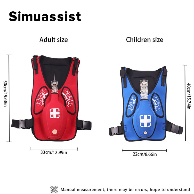 الإسعافات الأولية مكافحة الاختناق عائق المدرب سترة Heimlik ممارسة التدريب نموذج التعليم للممرضة والطلاب تعليم الإسعافات الأولية