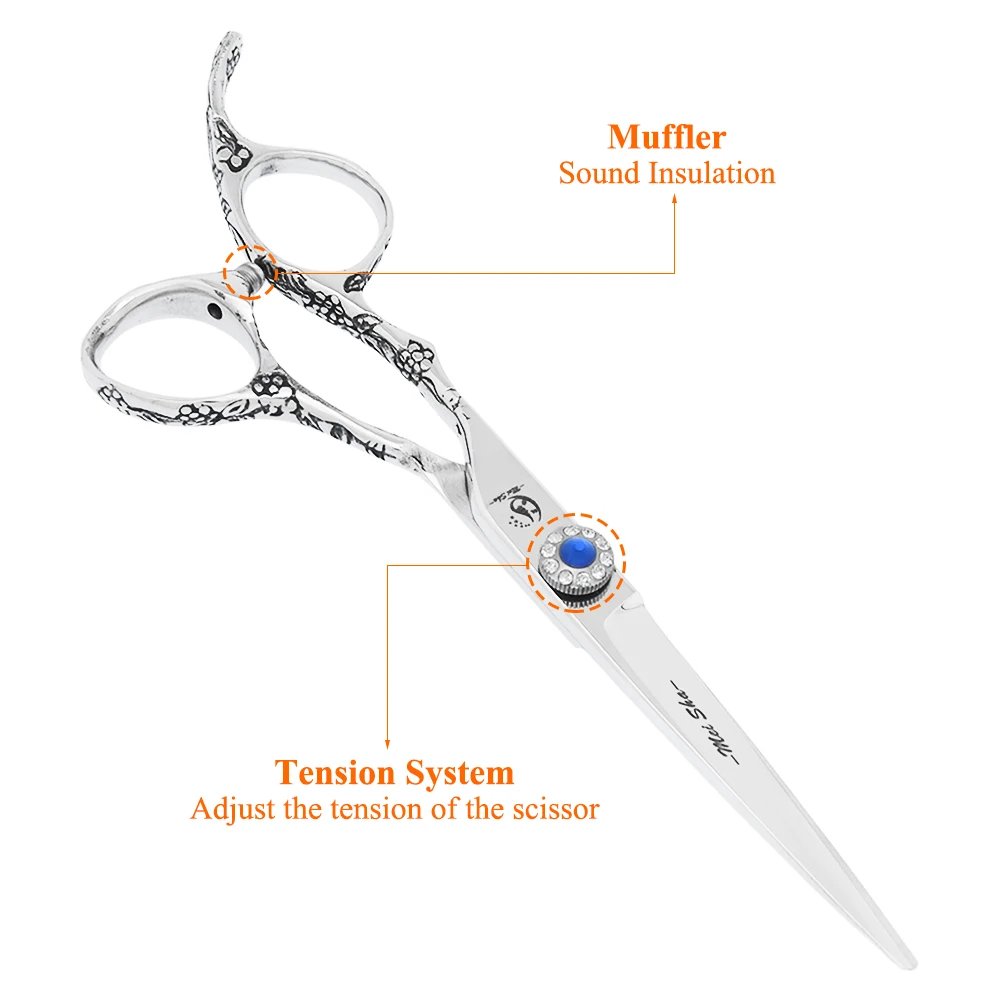 6.0" Left Hand Hairdressing Scissors JP440C Hair Cutting Thinning Shears for Left Handed User Professional Salon Clippers A0126A 3