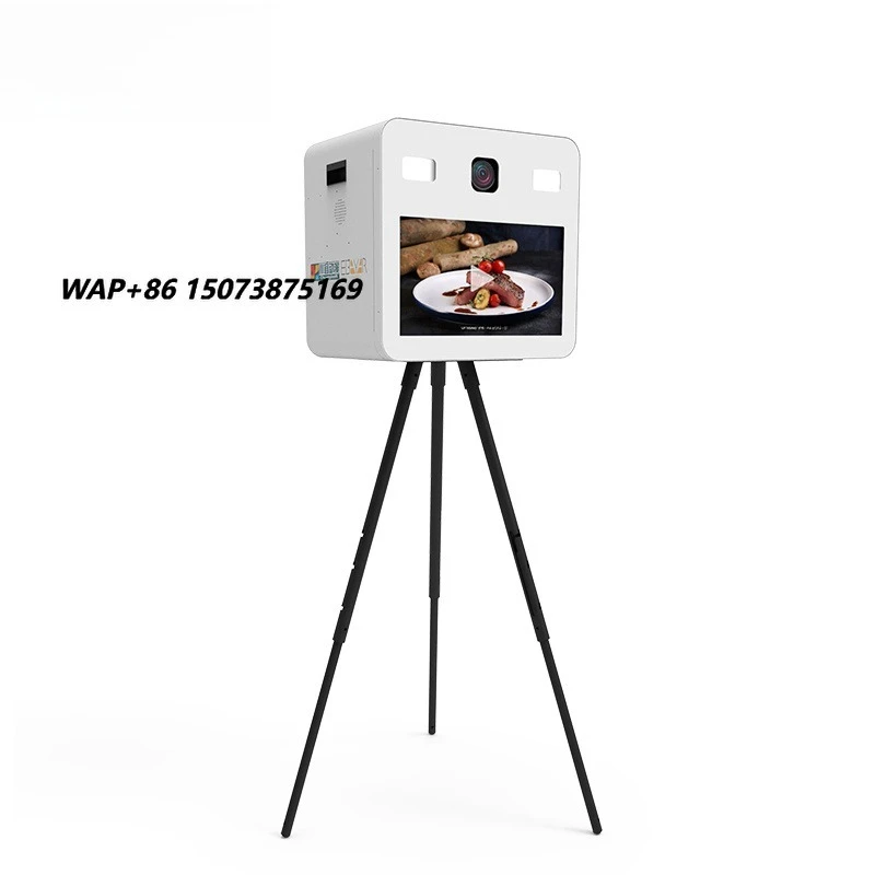 Free Standing Digital Photo Printing Kiosk Self-Service Photo Booth Machine Compatible with All Cameras