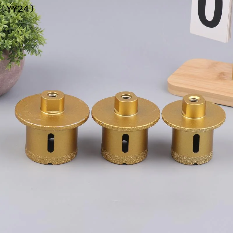 M10 Brazed Diamond Washbasin Core Drill Bit Hole Opener Table Basin Tool For Granite Marble Tile Drilling Cutter〔YY24〕