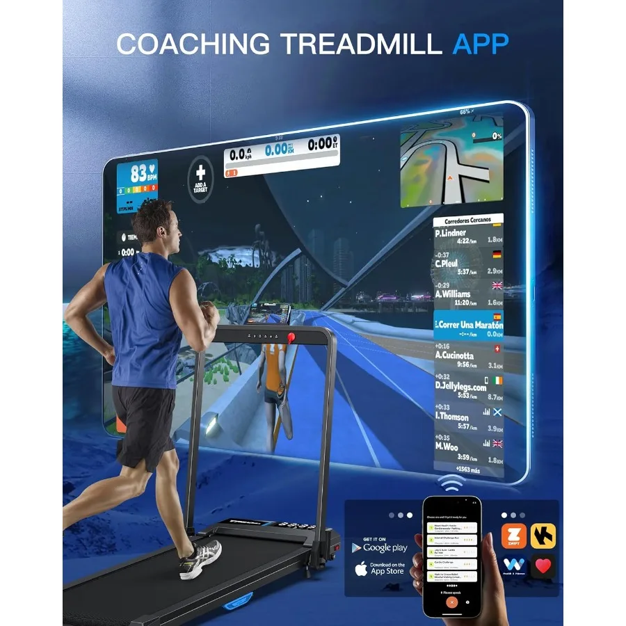 جهاز سير بدون فرشاة من الدرجة التجارية 4 حصان مع 12 ميل تلقائي وسرعة 10 ميجا في الساعة للتدريبات المنزلية شديدة التحمل بسعة 420 رطل