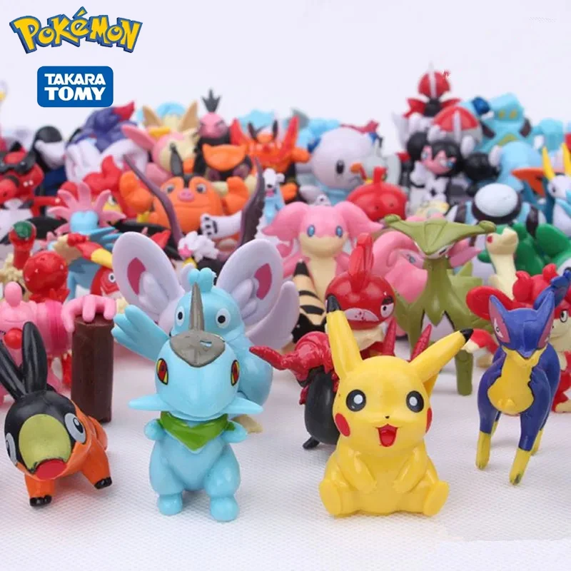 

Pokemon Figure Model Pikachu Anime Dolls 2-3CM Ornamental Decoration Not Repeating Mini Model Toy Kids Boy Favors Birthday Gifts