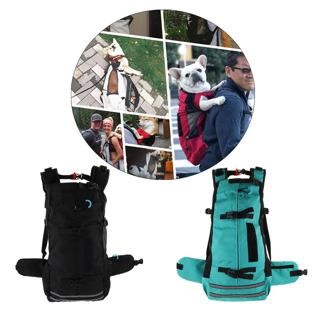 Zipper Design Dog Carrier Hiking Backpack Foldable Dog Carrier Breathable Bag,