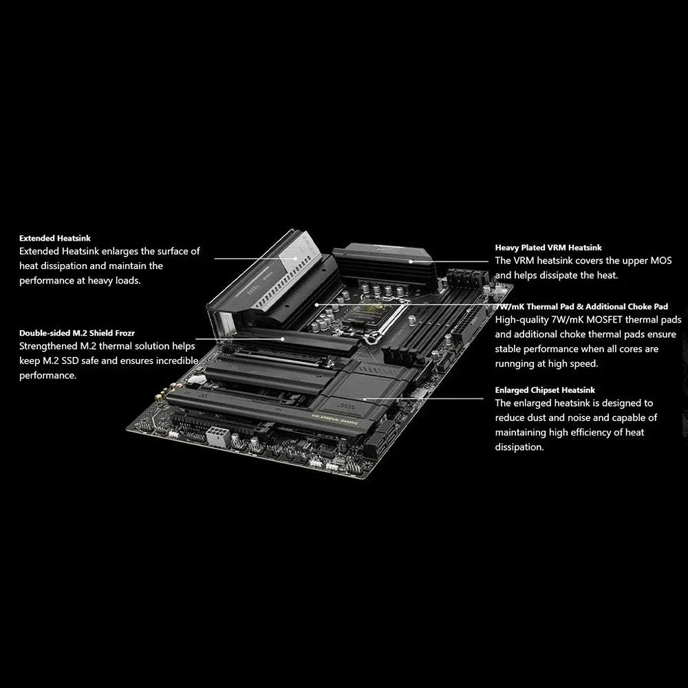 اللوحة الأم للألعاب MAG Z890 Tomahawk WiFi (يدعم معالجات Core Ultra Series 2، LGA 1851، DDR5، ATX)