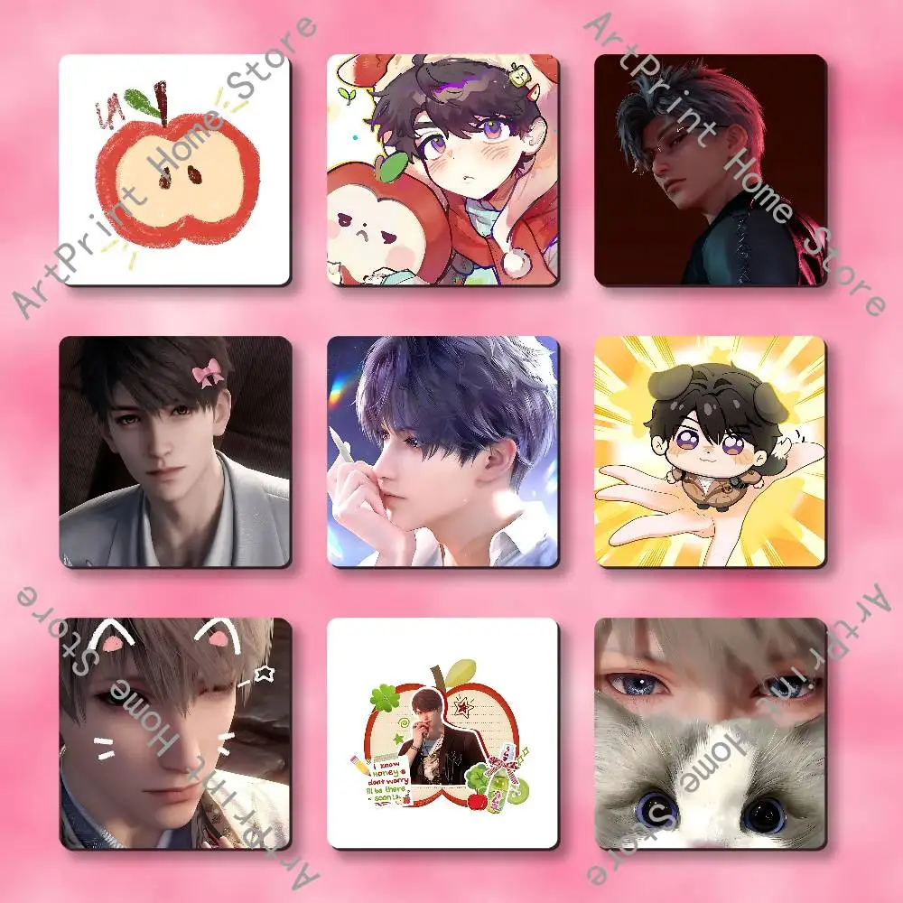 

L-Love and D-Deepspace Soft Magnetic Refrigerator Magnets 5.5,7.5cm Personalized for DIY Kitchen Office Decorative