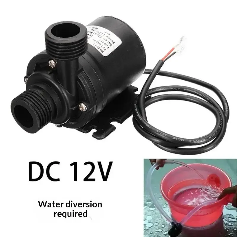

1Pcs 800L/H 5Meters DC 12V/24V Brushless Motor Submersible Water Pump Mini Water Pump For Fish Tank Cooling System Fountains