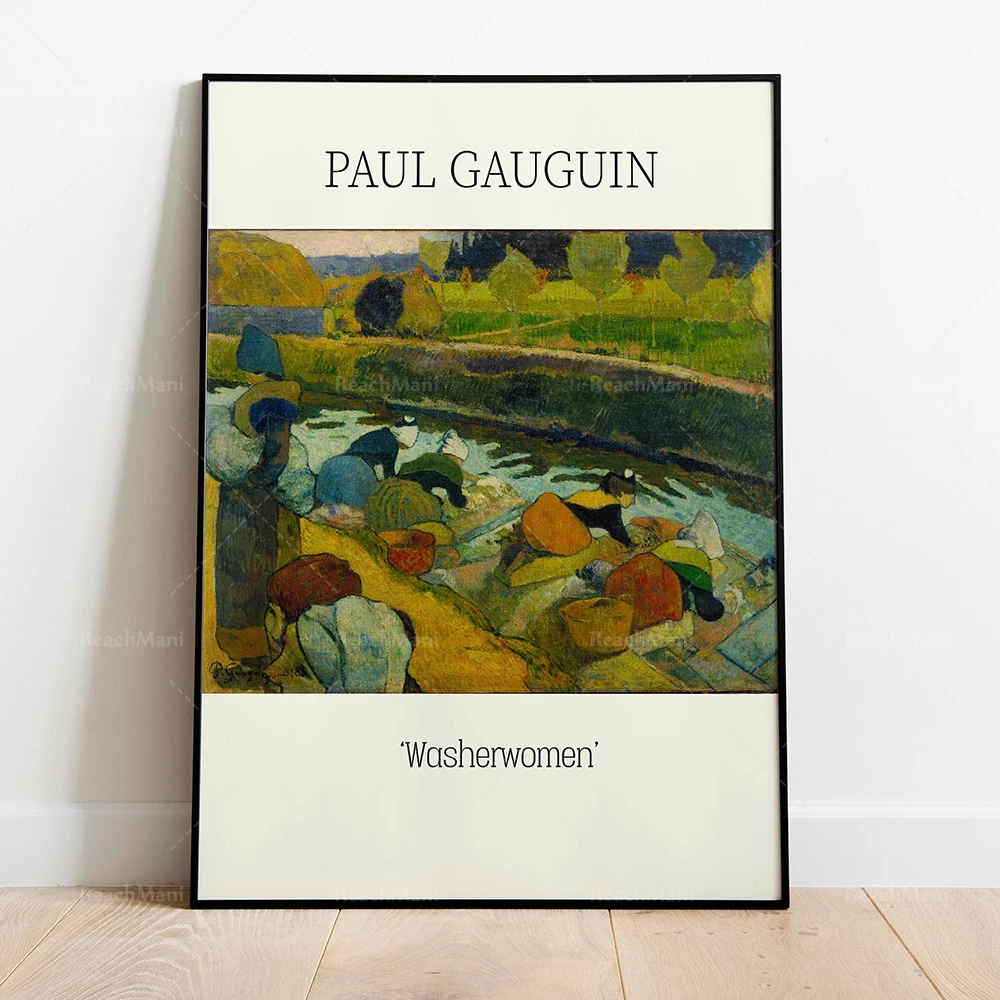 Paul Gauguin Print, Laundry Ladies 