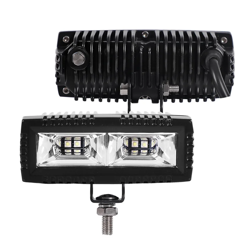 Universal 48w  Car Work Light 16 LED High Bright Spotlight for Motorcycle Jeep Car Auxiliary Light Bar SUV ATV 4x4 Offroad Car