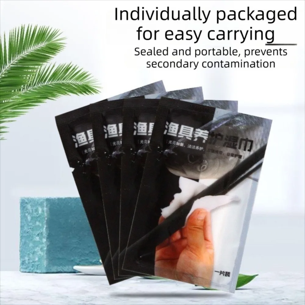 5bag Non-Woven Fabric Fishing Wet Wipes 5 Bag Pack Portable Design Disposable Towel Mini Size Compressed Format Outdoor Towel view 4