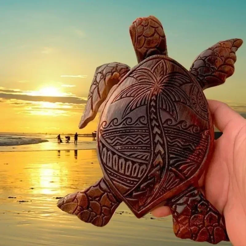 Cross-Border New Arrival Hawaiian Sea Turtle Resin Simulation Marine Animal Ornaments Garden Courtyard Decoration Ornaments