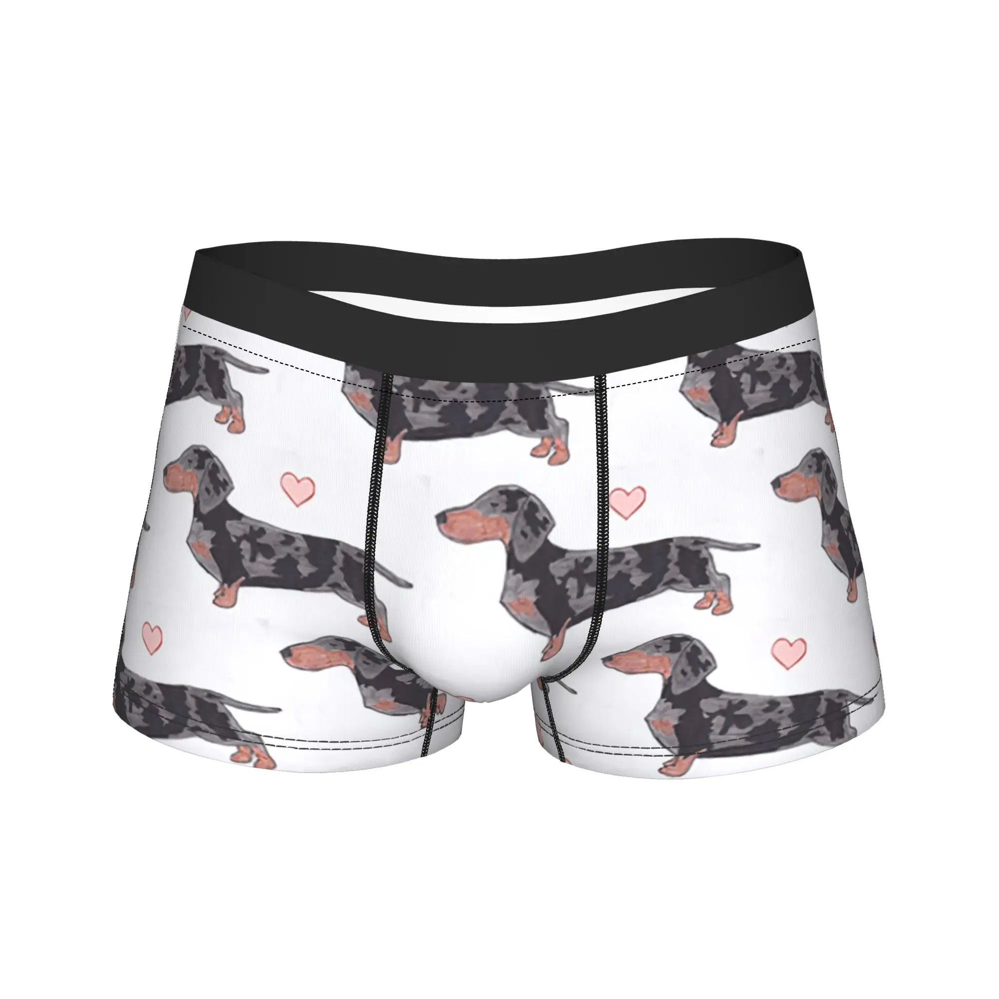 

Мужские трусы-боксеры с милой собакой и таксой, шорты, мягкое нижнее белье, мужские сексуальные трусы больших размеров с героями мультфильмов