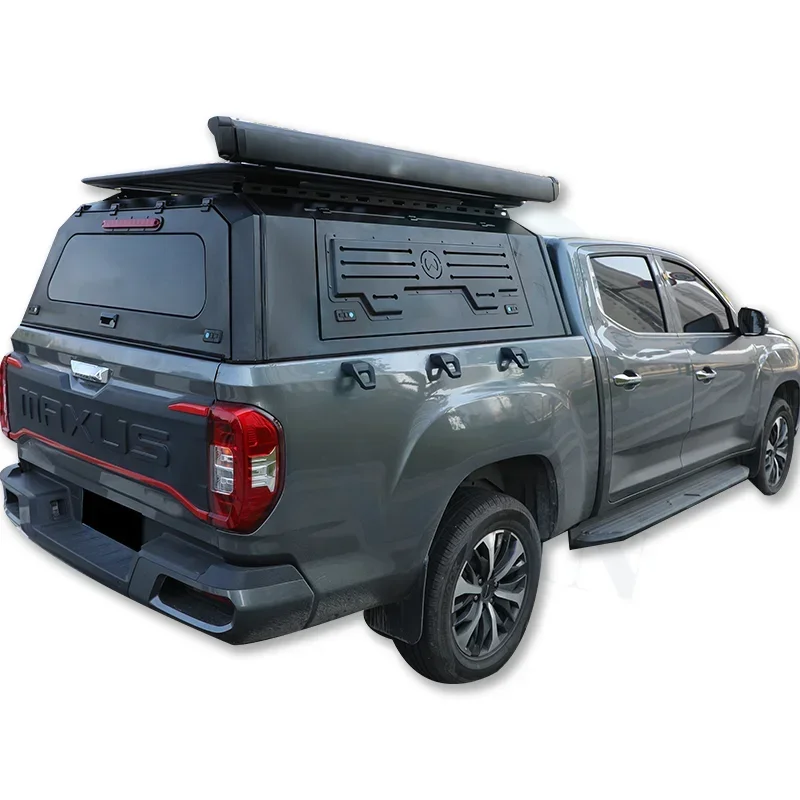 

Custom Lightweight Steel Dual Cadf4x4 Pick Up Truck Hardtop Canopy With Luggage Rack