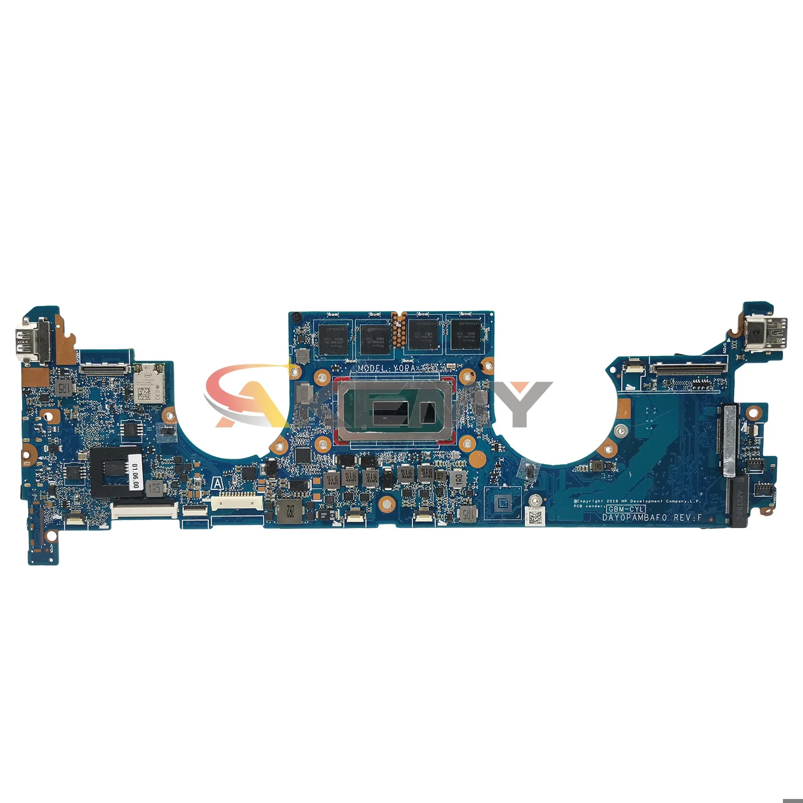 Imagem -04 - Day0pambaf0 Placa-mãe para Notebook hp X360 1030 g4 L70769601 L78696-601 com Cpu i3 i5 i7 8th 8g 16g Ram ae