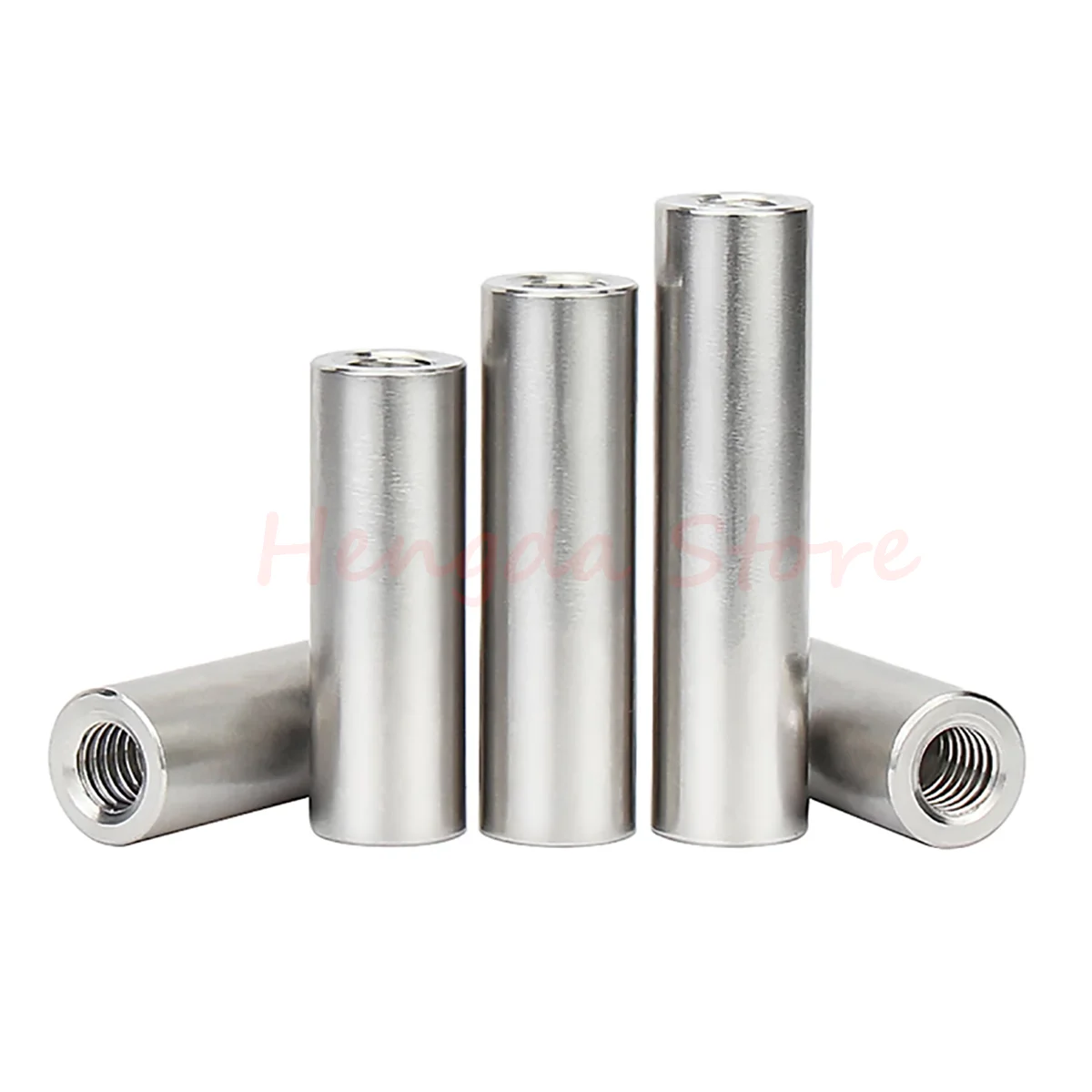 Double Head Internal Thread Cylindrical Pin Ø5-16mm | M3-M10 304 Stainless Steel Locating Fixed Parallel Pins with Female Thread