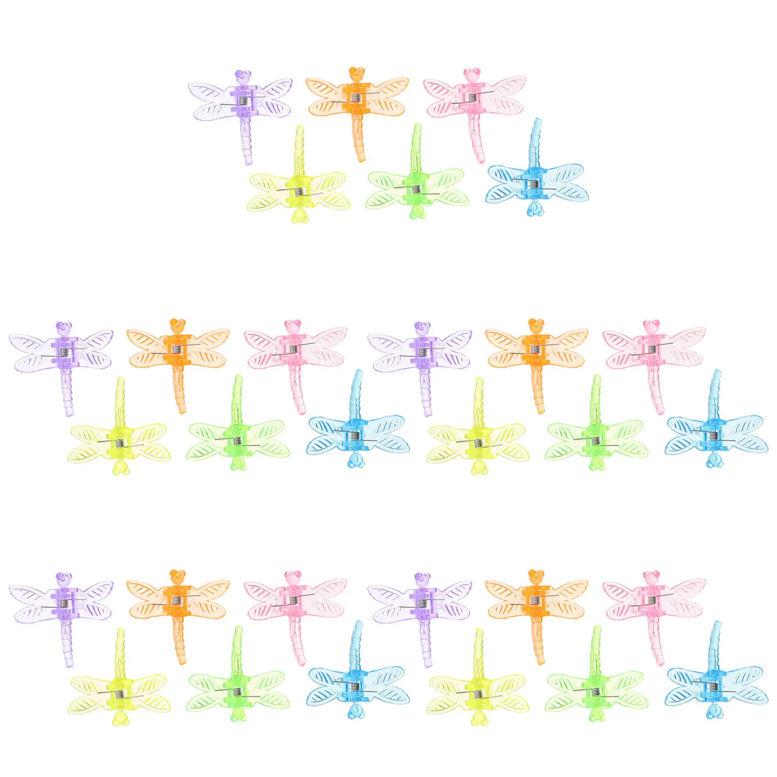 30Pcs Orchid Clips Plant Support Lightweight Plastic Stem Holders Indoor Flower Vine Clamps for Home Office Garden Decor