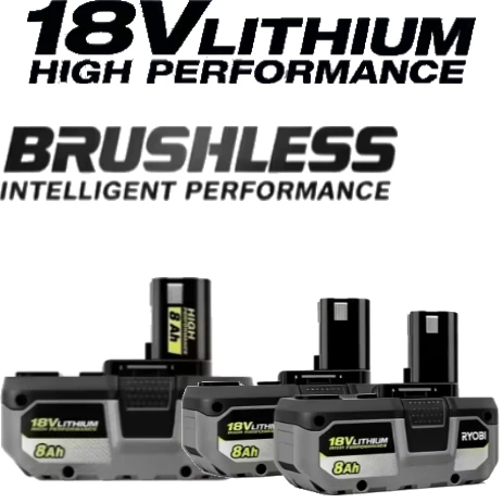 

Stable Output RYOBI 18V ONE+ 8.0Ah Replacement Battery Anti Overheat Fit All RYOBI 18V Cordless Power Tools