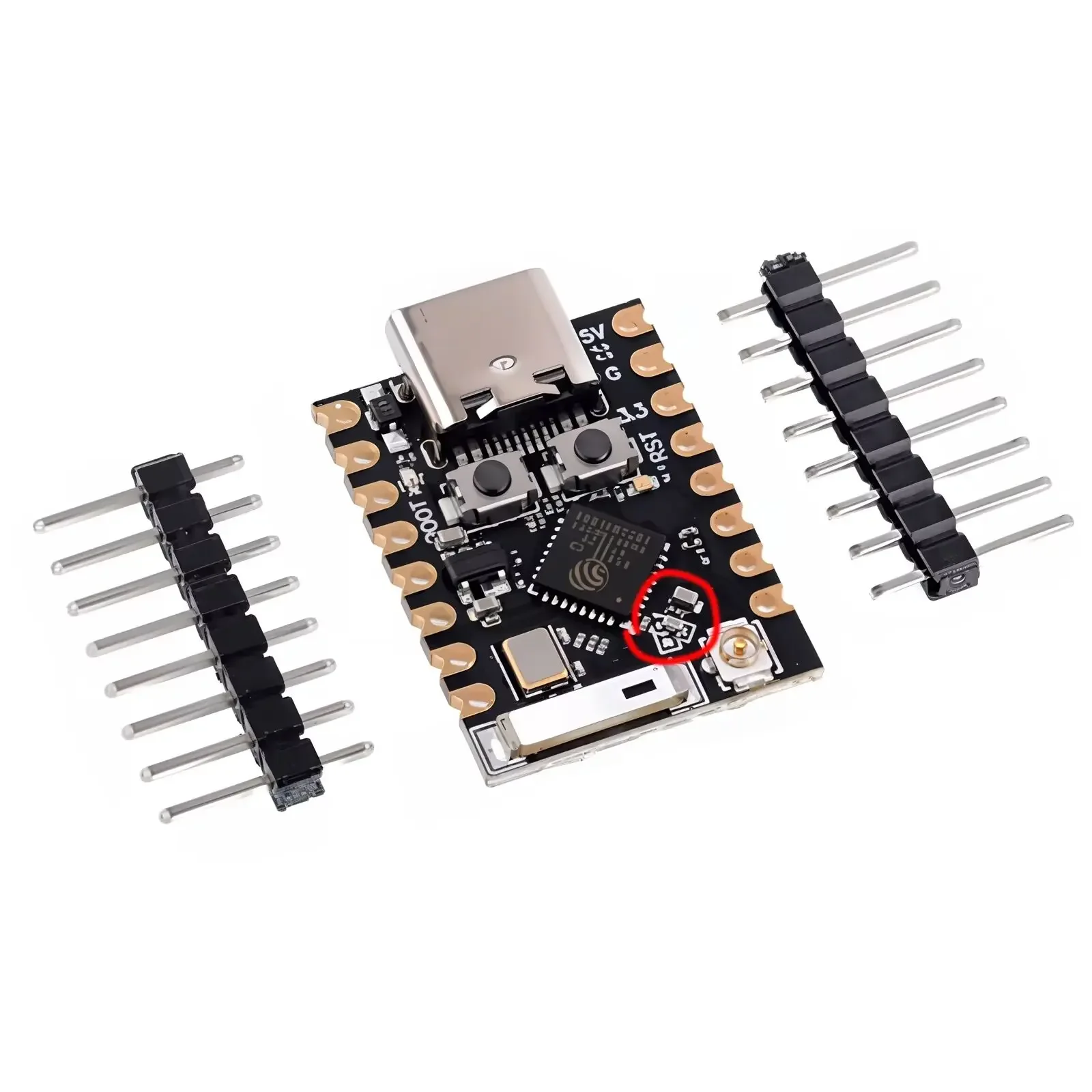 Neues Micro ESP32-C3 Mini Development Board ESP32-C3_Mini_V1 Wi-Fi+BT 2,4G WiFi-Antenne mit SMA-Kabel 3DBI U.FL auf SMA-Buchse