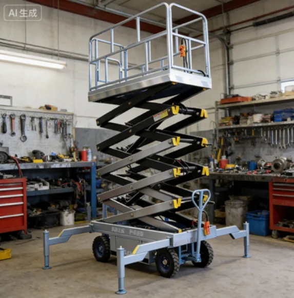 YG Customized New Mobile Manual 4m-18m Hydraulic Electric Scissor Lift Table Work Lift Platform Electric Lifting Platform Constr
