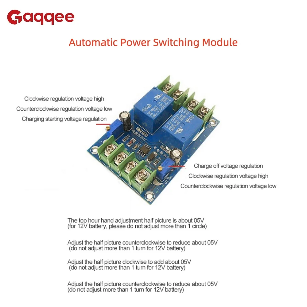 Automatic Power Switching Module Automatic Charging Control Board for Power Failure Emergency Circuit Breaker Switching Module
