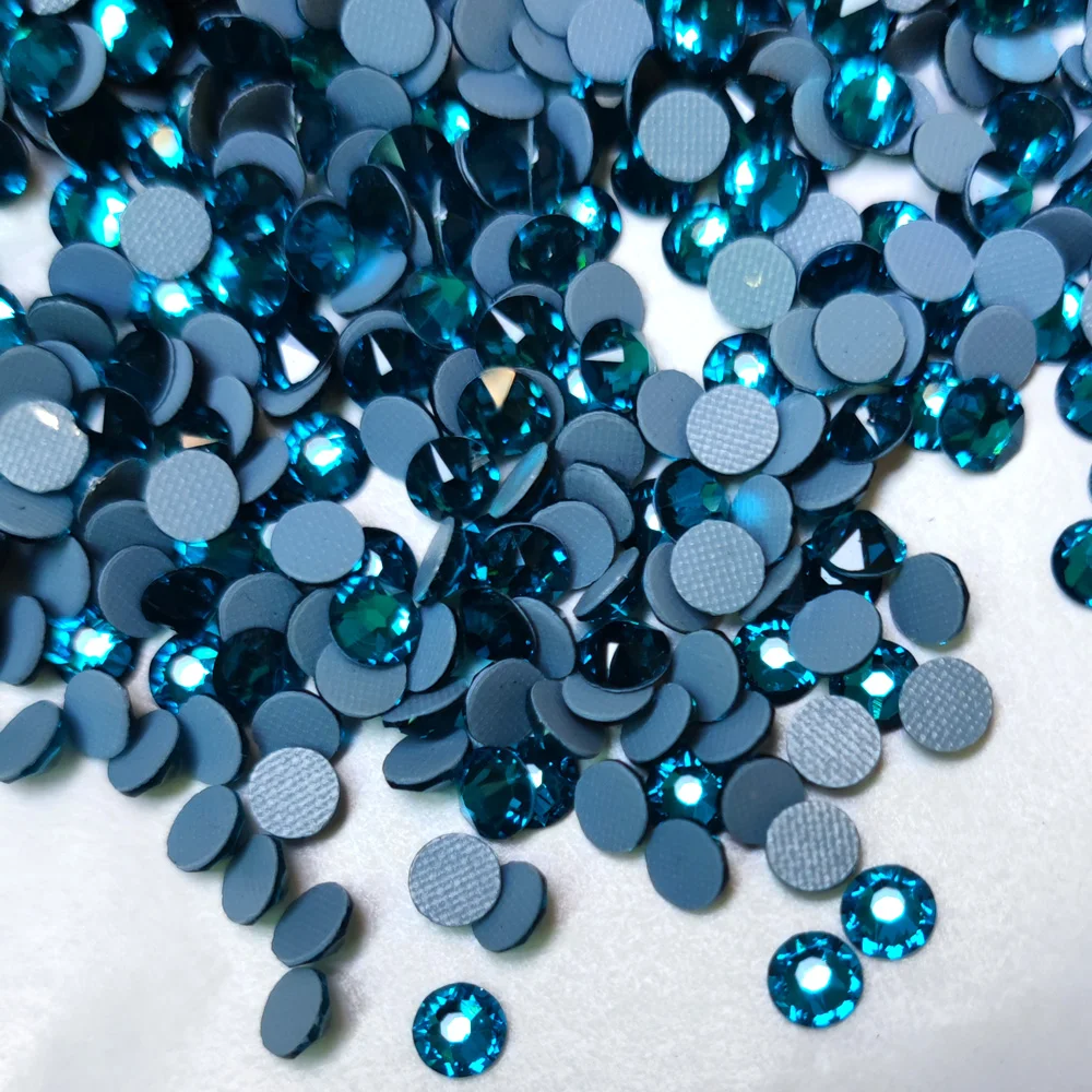 

Оригинальные синие кристаллы циркона от 2088, розовая огранка, исправление, плоская задняя часть, стразы для дизайна ногтей, ювелирные изделия, рукоделие