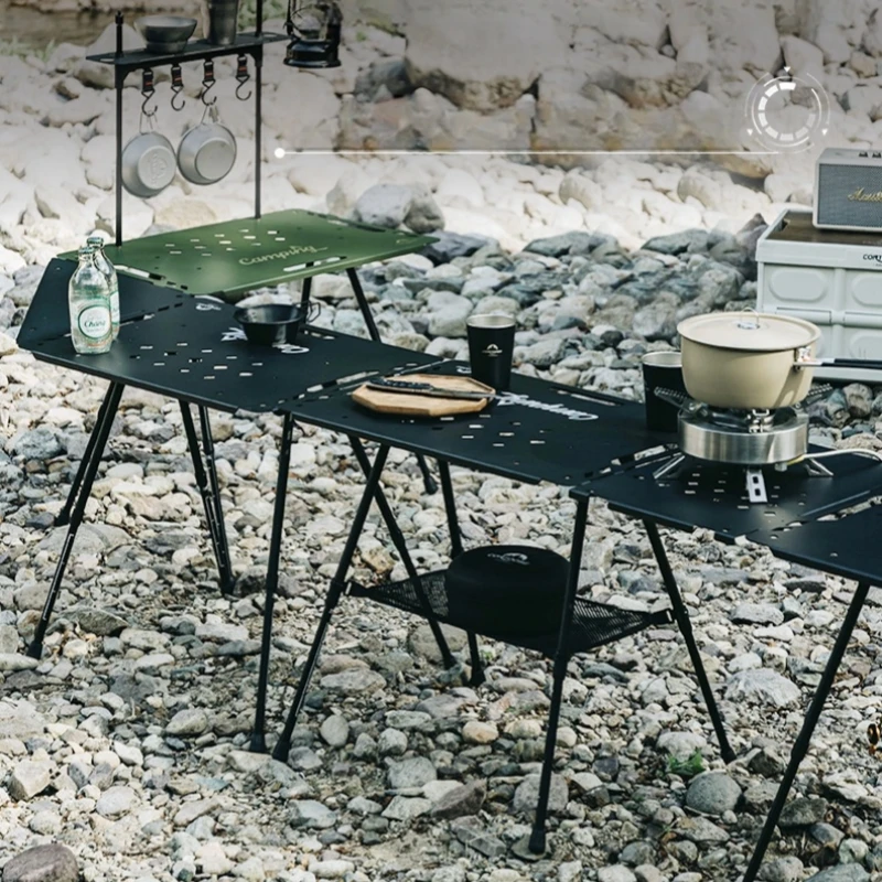 

New Outdoor IGT Tactical Table Aluminum Alloy Lightweight Folding Table Convenient For Carrying Picnic Coffee Table