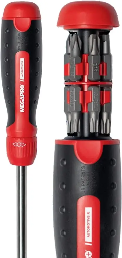 megapro multi bit ratcheting screwdriver grupo 13 em chave de fenda bit grupo eixo hexagonal para phillips star flat 01