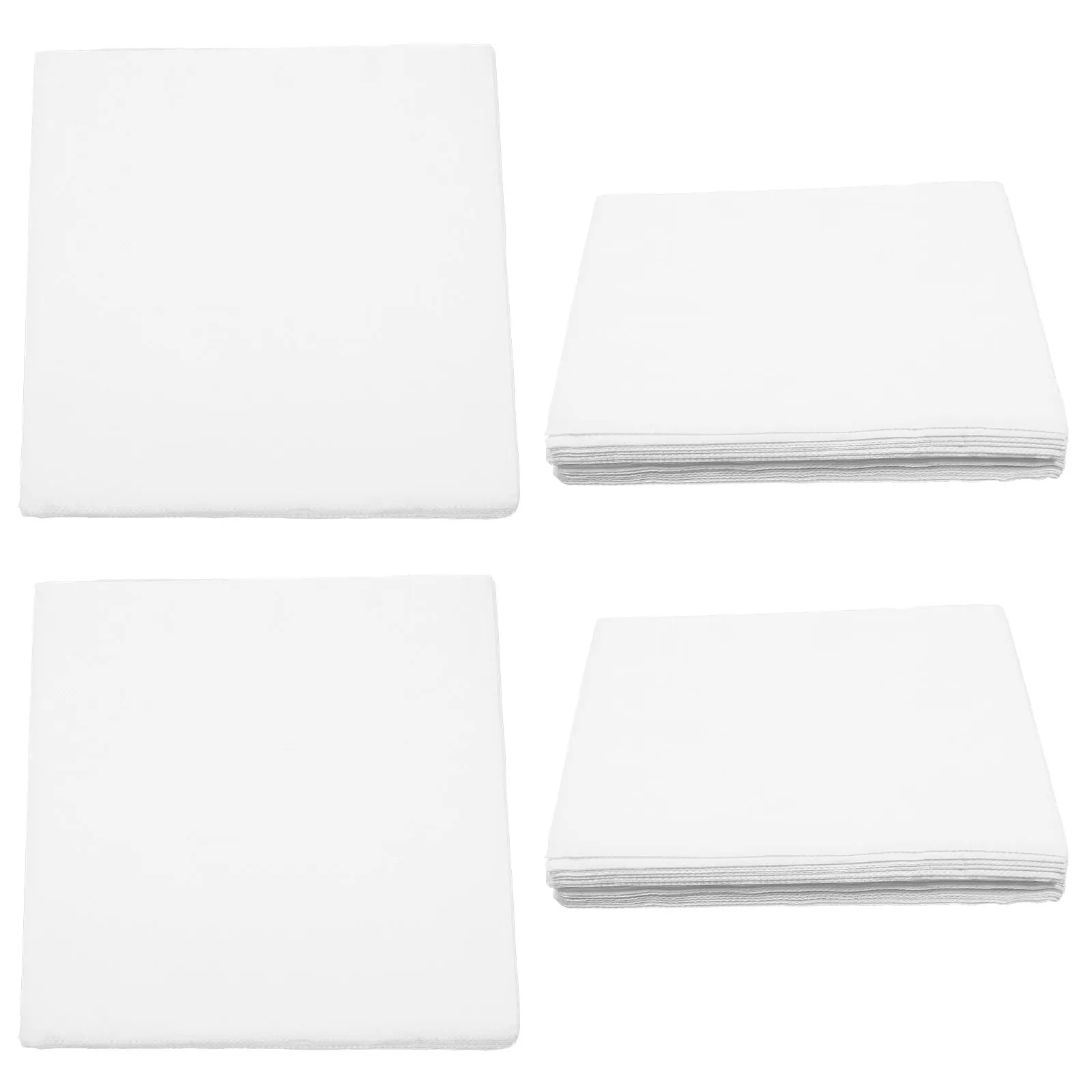 Serviettes de table jetables en pâte de bois de qualité supérieure, 80 pièces, tissu épais pour fête de mariage, hôtel, Restaurant, événement, décor de Table à manger