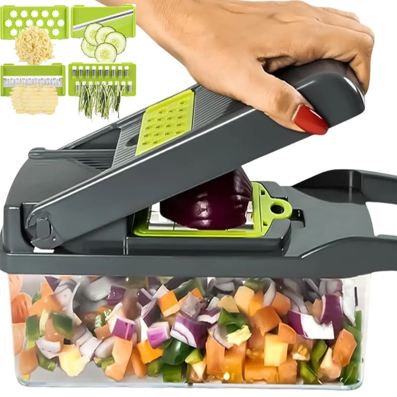 

Измельчитель овощей, многофункциональная терка для фруктов, резак для сыра, измельчитель овощей, ручная терка для еды с контейнером, кухонные гаджеты