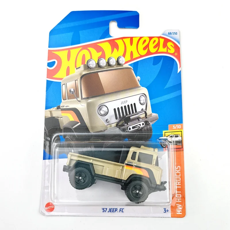 2024-68 Hot Wheels Cars 57 JEEP FC 1/64 Metal Die-cast Model Toy Vehicles