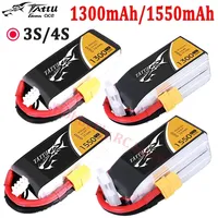 ACE Tattu Lipo Battery 1300mAh 1550mAh 75C 3S 4S  RC Battery with XT60 Plug for RC FPV Racing Drone Quadcopter