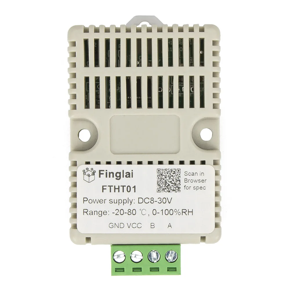 FTHT01 RS485 interface integrated temperature and humidity sensor transmitter industrial MODBUS RTU protocol