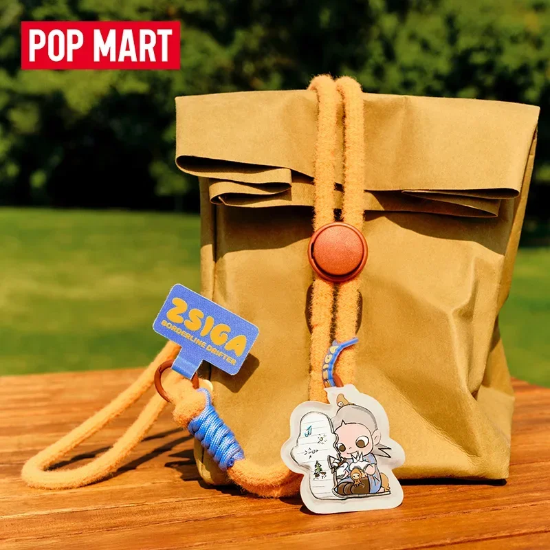 POPMART Zsiga borderline drifter Series Mobile phone lanyard Blind Box Guess Bag Mystery Box Toys Doll Figure Ornaments Gift