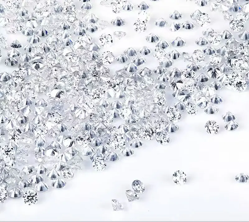 Melee CVD Lab Diamond 0.7mm 1mm 2mm 3mm Small Diamond Wholesale Tiny Diamond Side Stone D E Color VVS Lab Grown Diamond