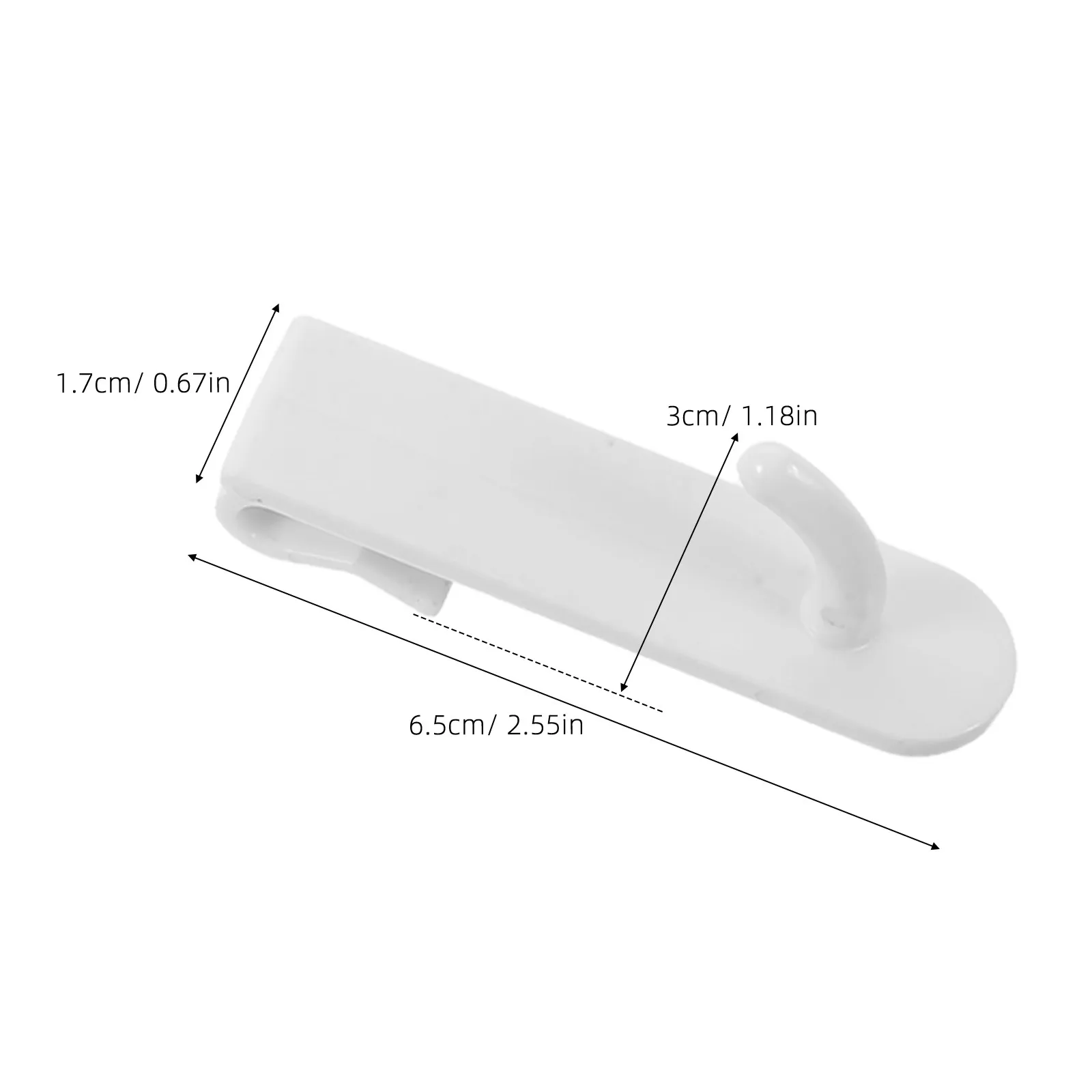 35Pcs Grid Wall Display Hooks White Wire Shelf Hanging Hooks for Home Organizer Retail Store Merchandising Solutions