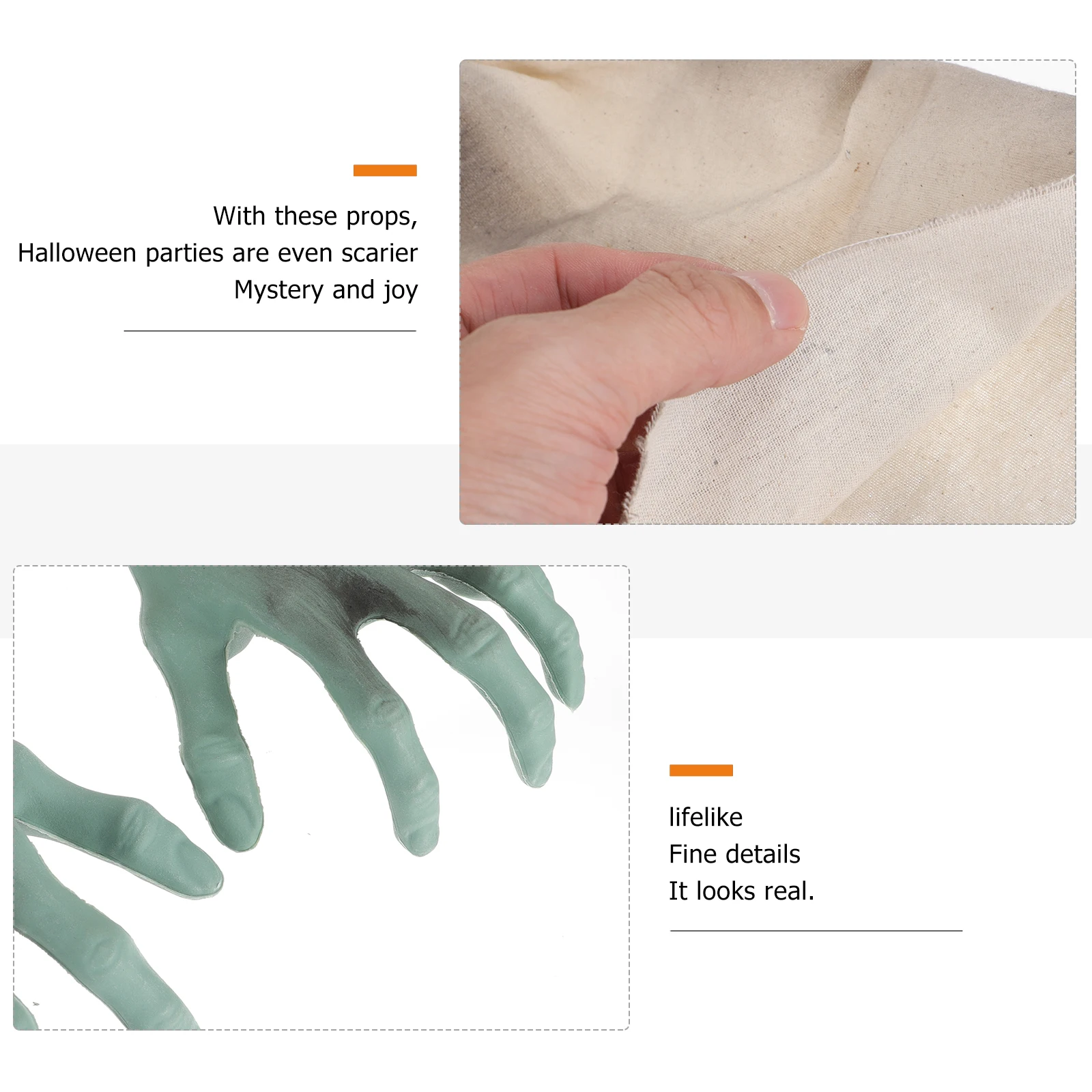 

Ghost Hand Decoration Halloween Decorations Hands Flashing Ornaments Plastic Dad