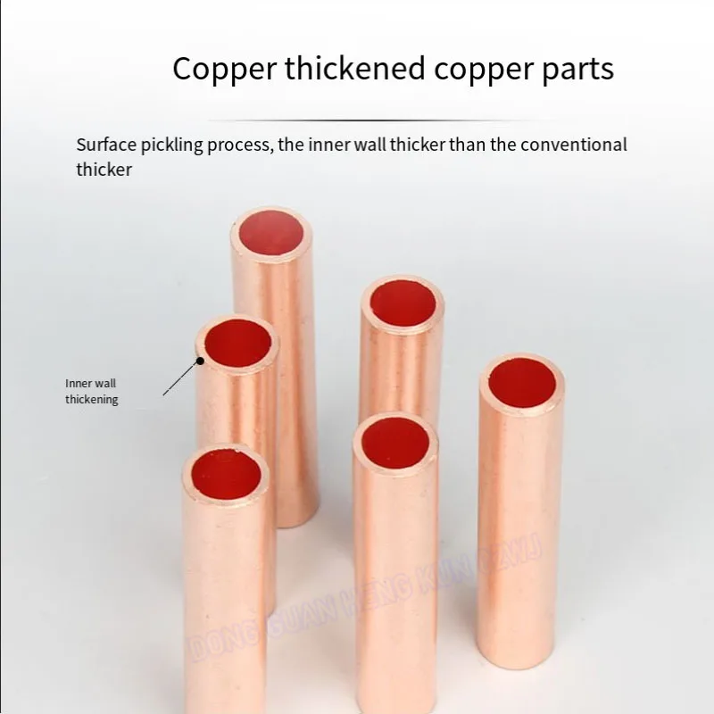 Purple Copper Connecting Tube GT10-300square Meter Wire Pair Joint Direct Wire Tube Cable Middle Connection Crimping Terminal